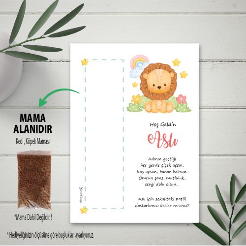Kedi Ve Köpek Mama Kartı - Otuz9 Reklam